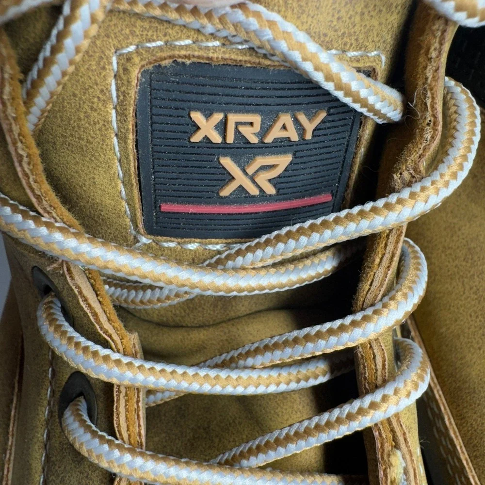 XRAY Men's Work Boots Tan Lace Up Ankle Fashion Boots‎ Size 11